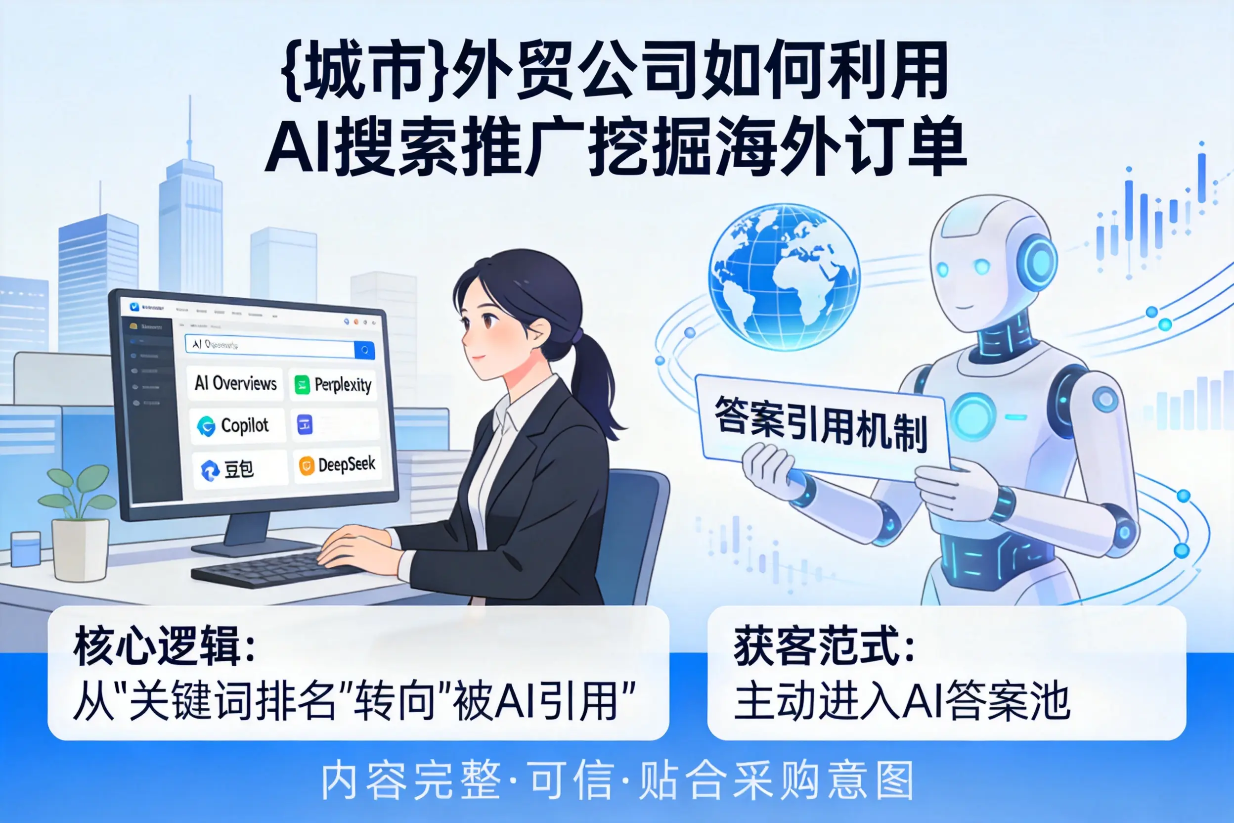 天水外贸公司如何利用AI搜索推广挖掘海外订单