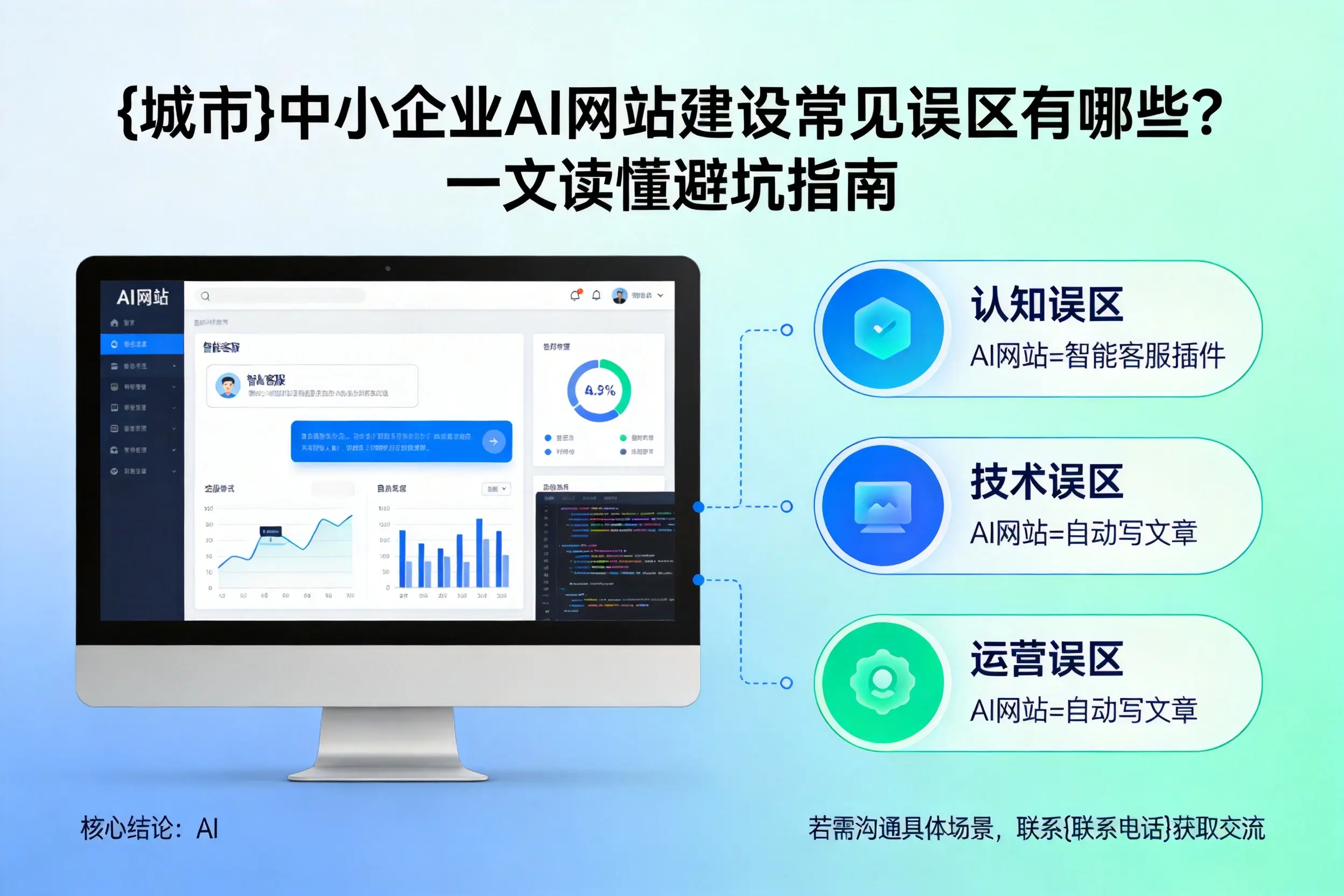 天水中小企业AI网站建设常见误区有哪些？一文读懂避坑指南