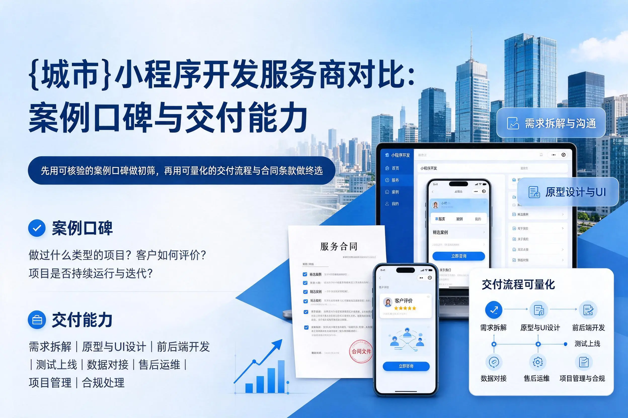 天水小程序开发服务商对比：案例口碑与交付能力