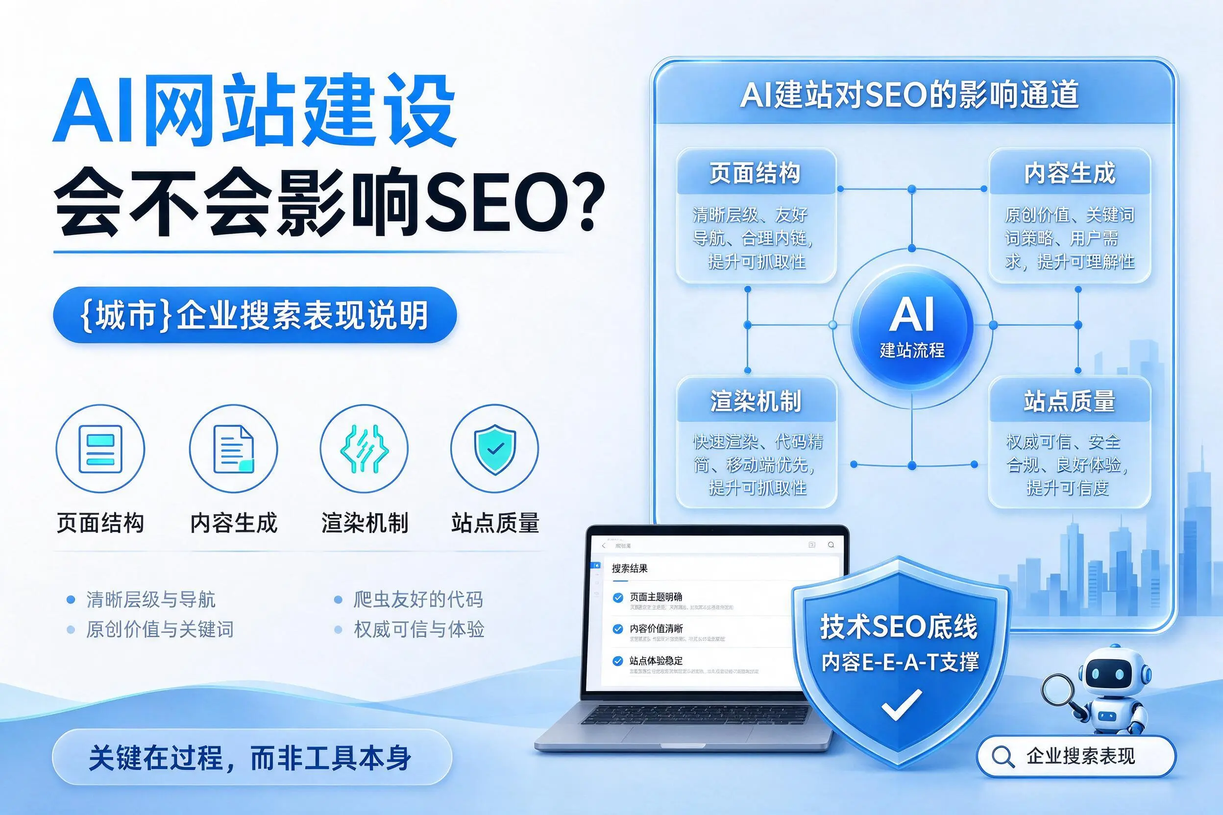 AI网站建设会不会影响SEO？天水企业搜索表现说明