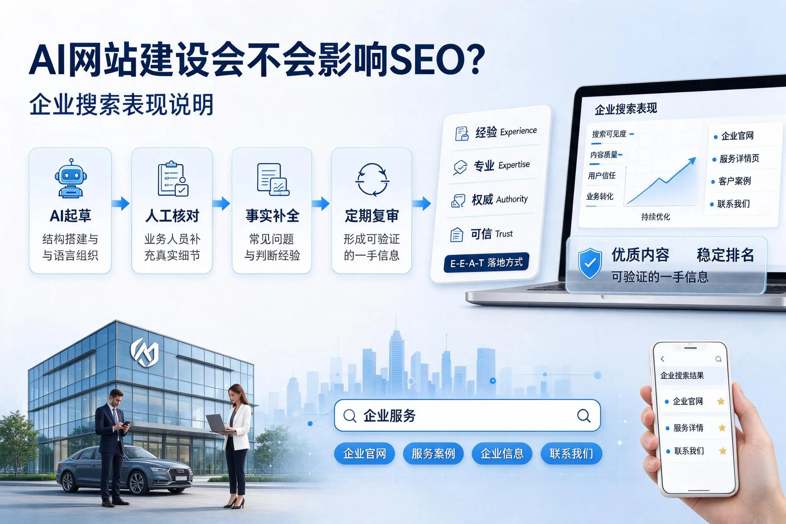 AI网站建设会不会影响SEO？天水企业搜索表现说明