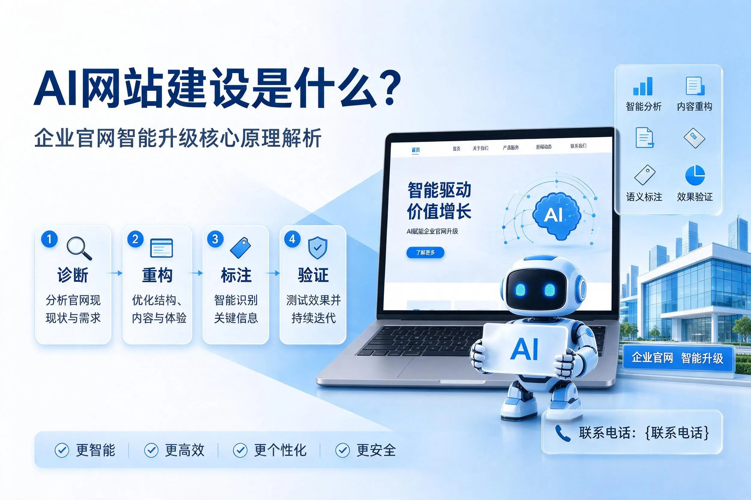 AI网站建设是什么?天水企业官网智能升级核心原理解析