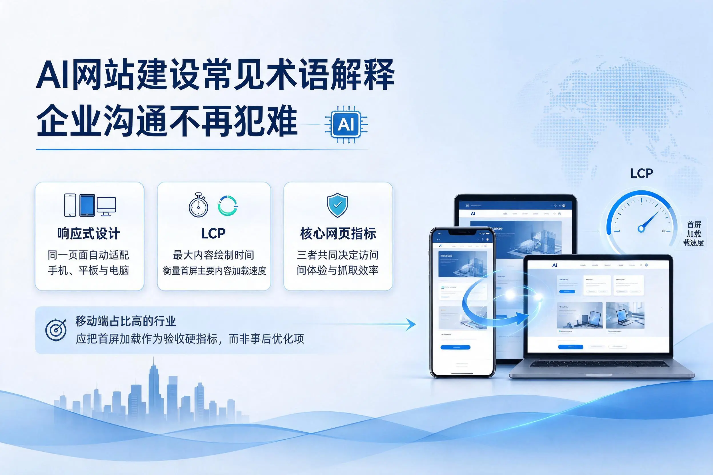 AI网站建设常见术语解释,天水企业沟通不再犯难