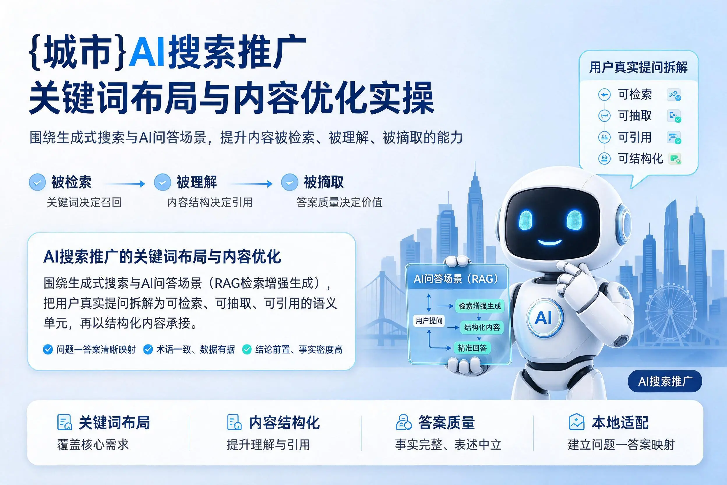 天水AI搜索推广关键词布局与内容优化实操