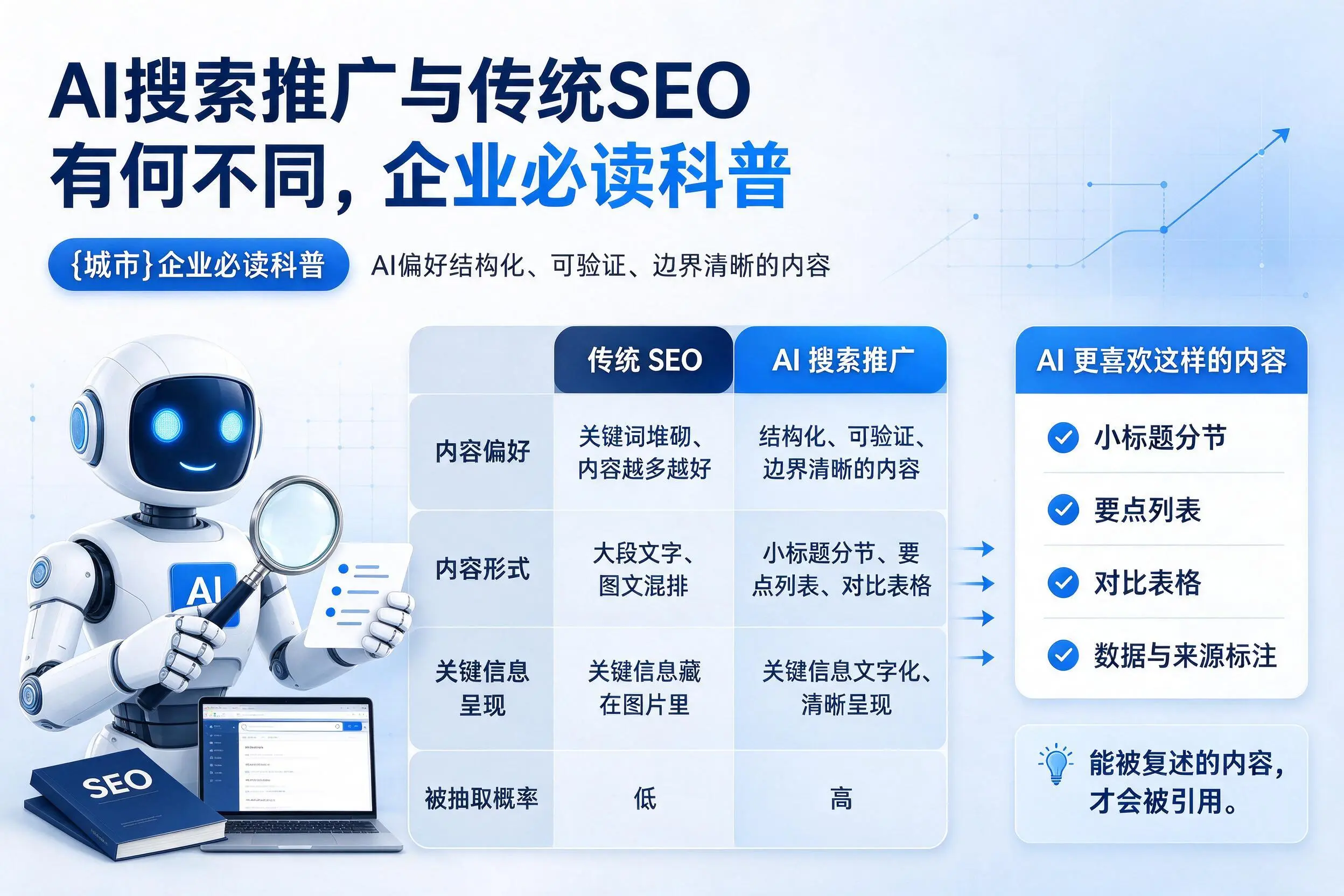 AI搜索推广与传统SEO有何不同,天水企业必读科普